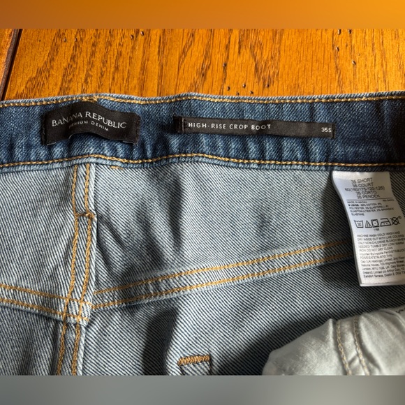 Banana republic high rise crop boot jeans - Picture 4 of 5